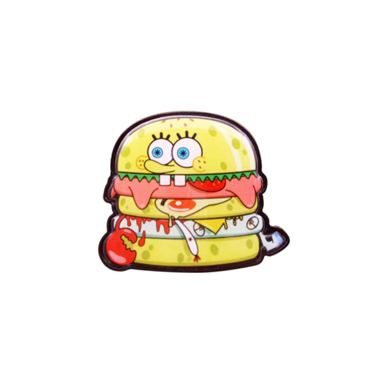 Abiebi / Crappy Patty Burger Enamel Pin