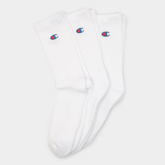 Champion / 3 Pack Logo Crew white socks