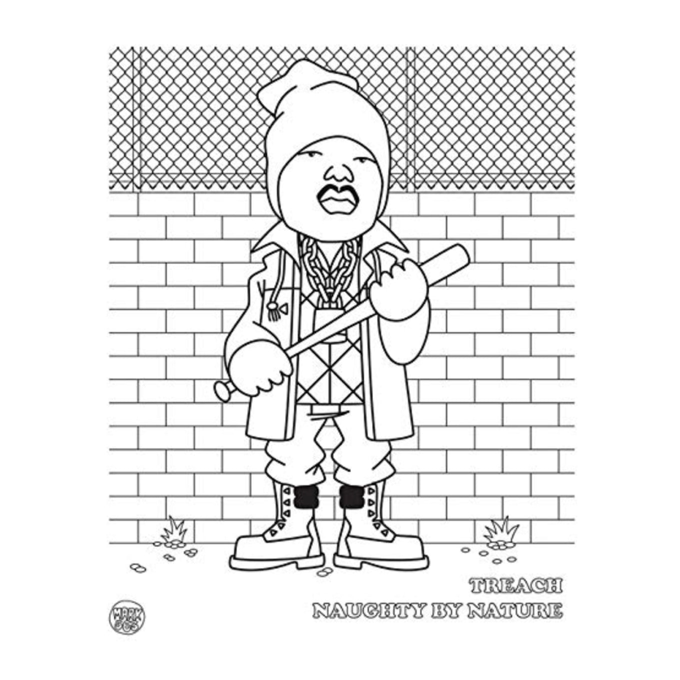 Dokument Press / Hip Hop Coloring Book East Coast Edition