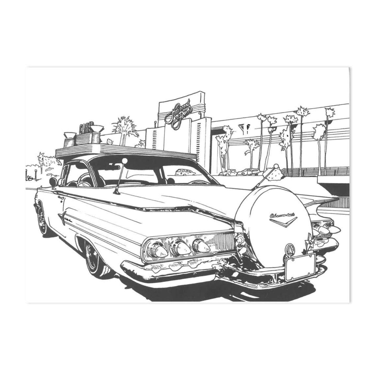 Dokument Press / Lowrider Colouring Book