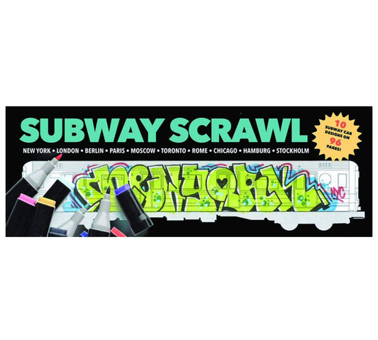 Dokument Press / Subway Scrawl Colouring Book