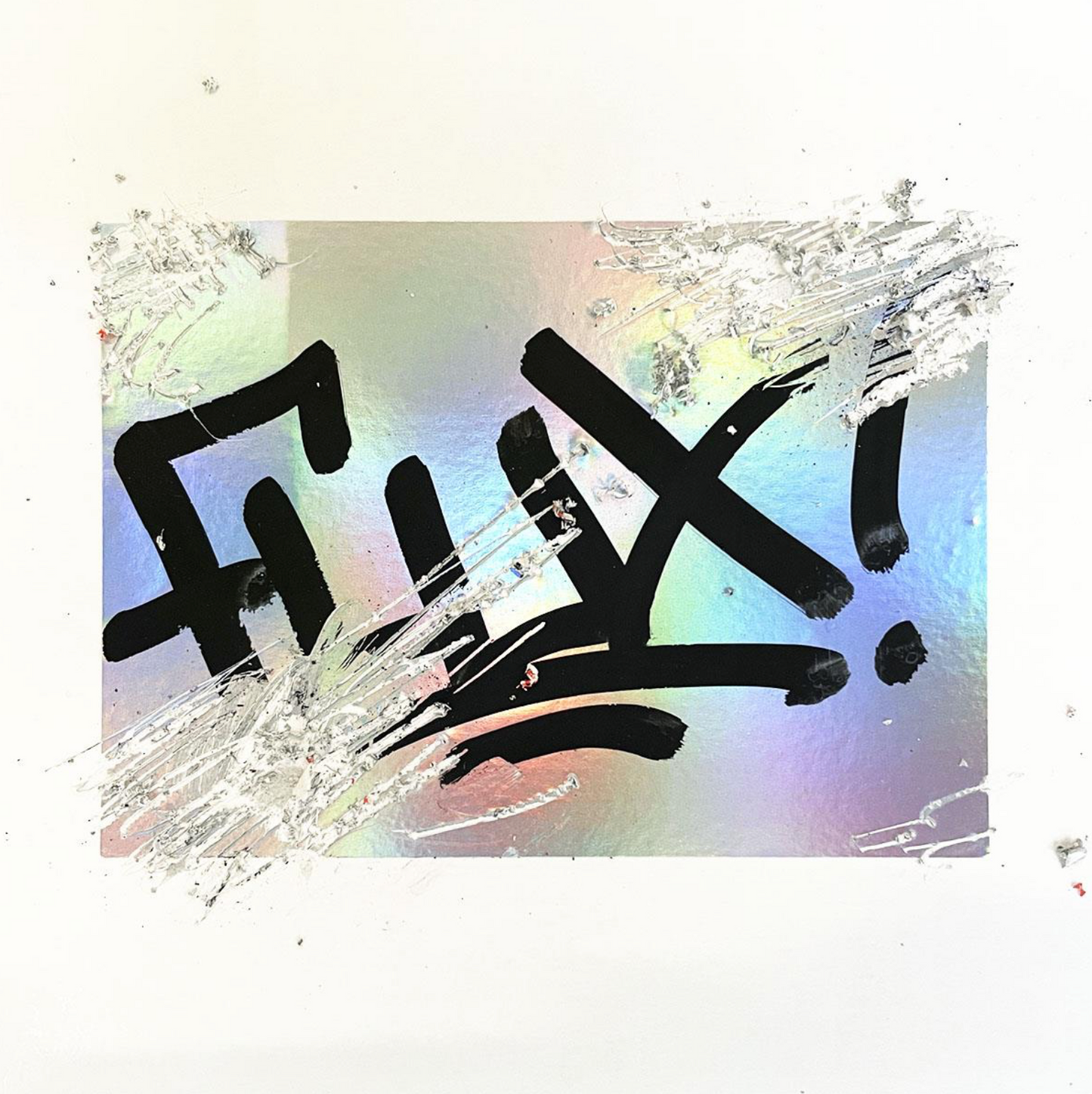 Flux / Eggshell Hologram Stickers