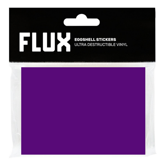 Flux / Purple Eggshell Stickers