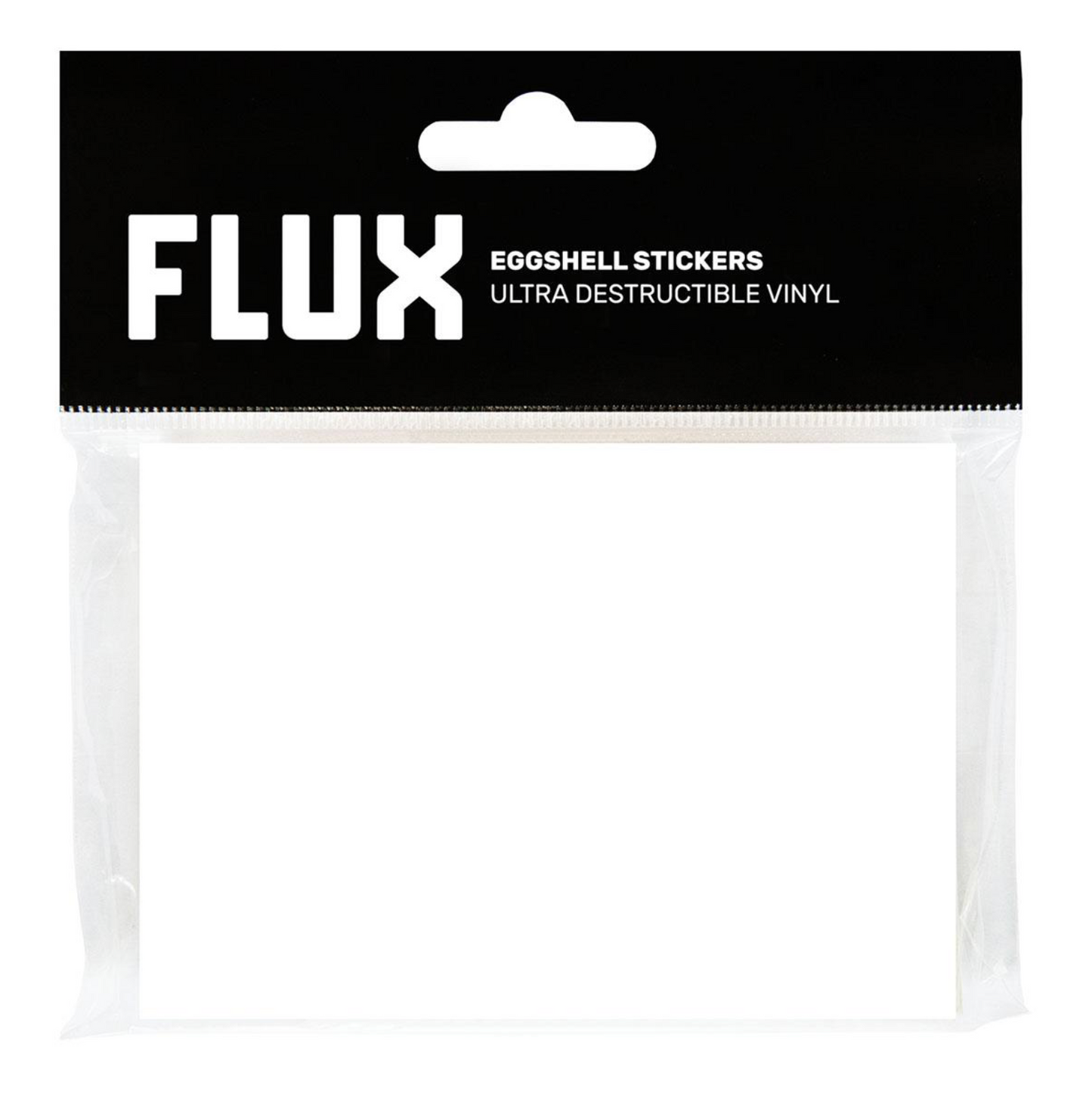 Flux / White Eggshell Stickers