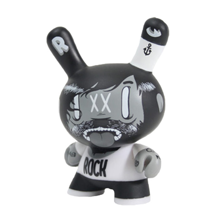 Kidrobot / 3" Dunny McBess Le Dead Plastique Vinyl Figure