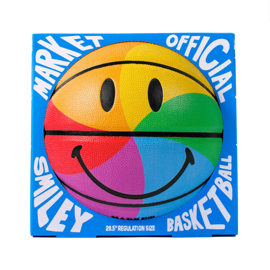 Market / Smiley Rainbow Pinwheel Basketball
