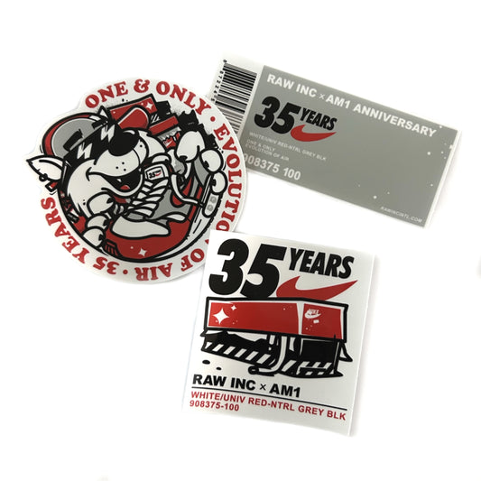 Raw Inc / AM1 35th Anniversary sticker pack
