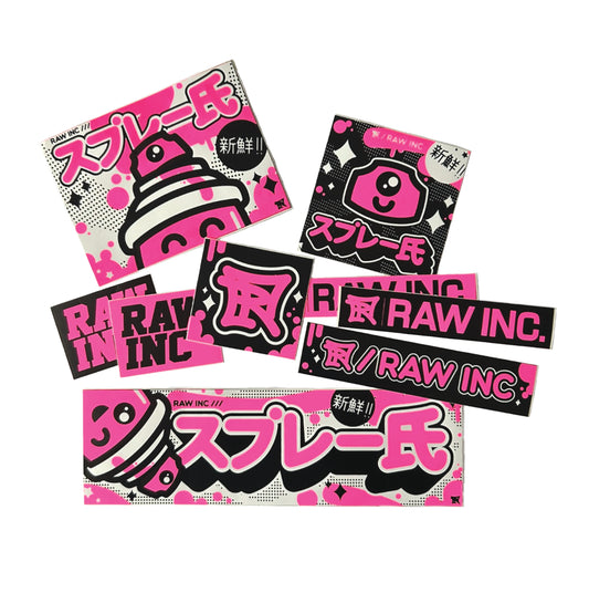 Raw Inc / Mr.Spray sticker pack