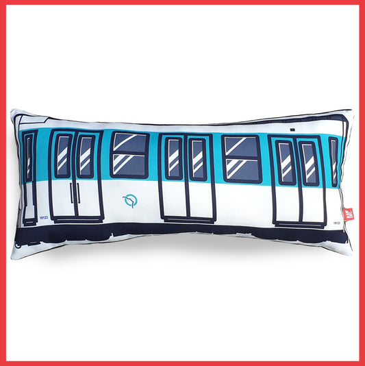 Raw Inc / French Metro train cushion