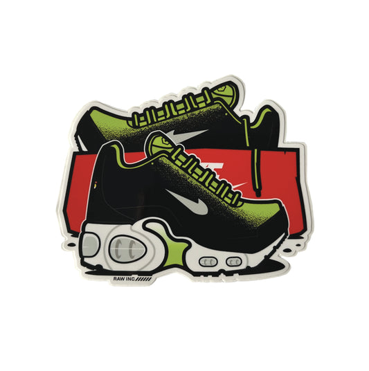 Raw Inc / TN SE Neon Fade sneaker sticker