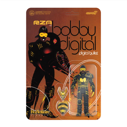 Super7 / 3.75" RZA Bobby Digital - Digital Bullet ReAction figure