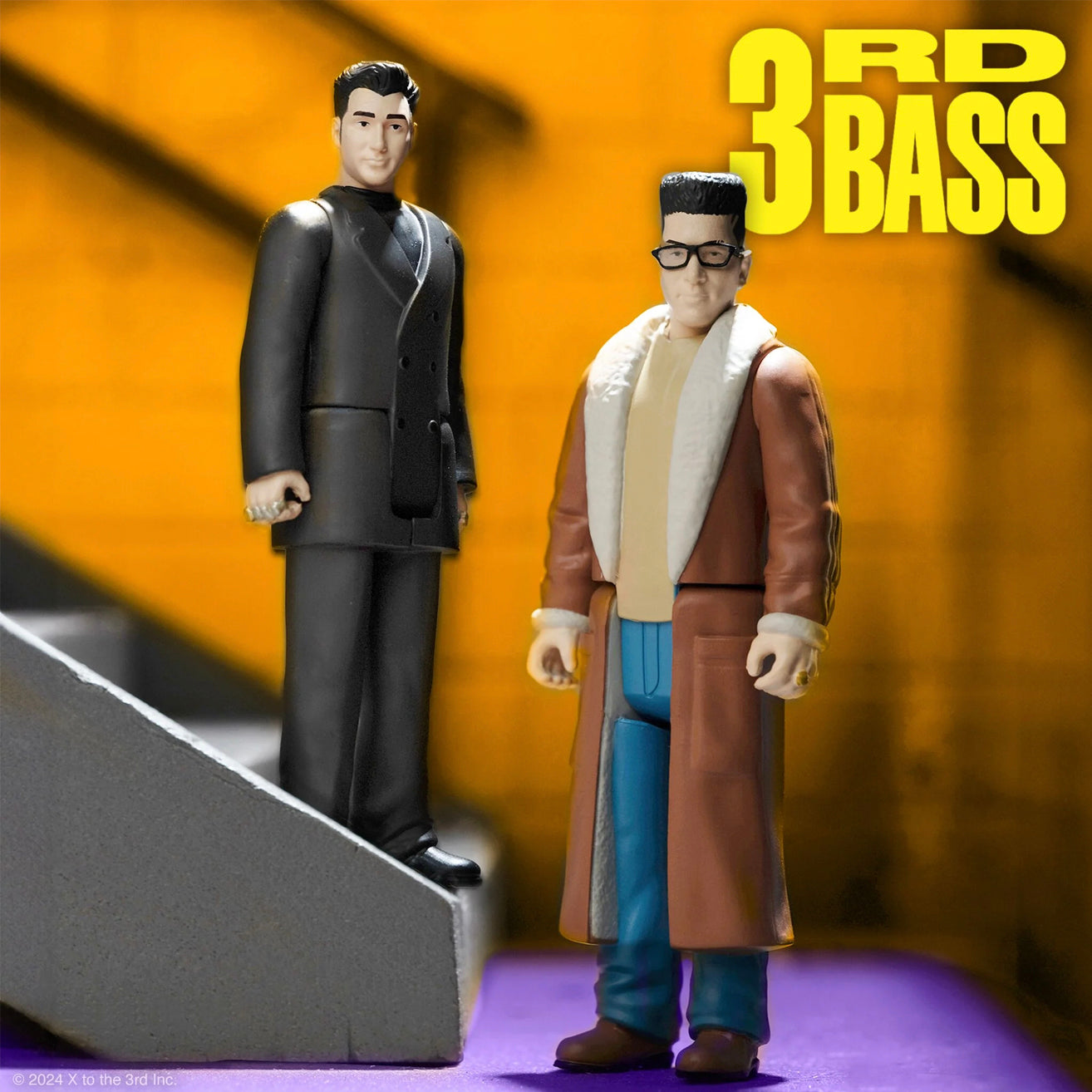 Super7 / 3.75" 3rd Bass ReAction figure set