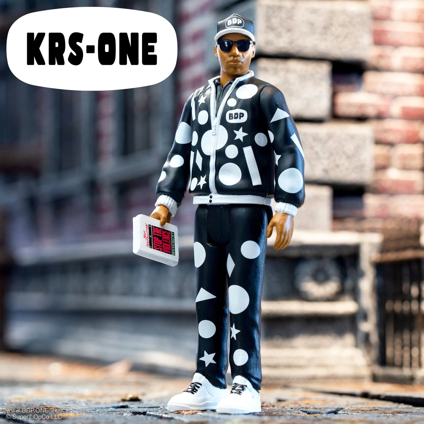 Super7 / 3.75" KRS-One - Self Destruction ReAction figure