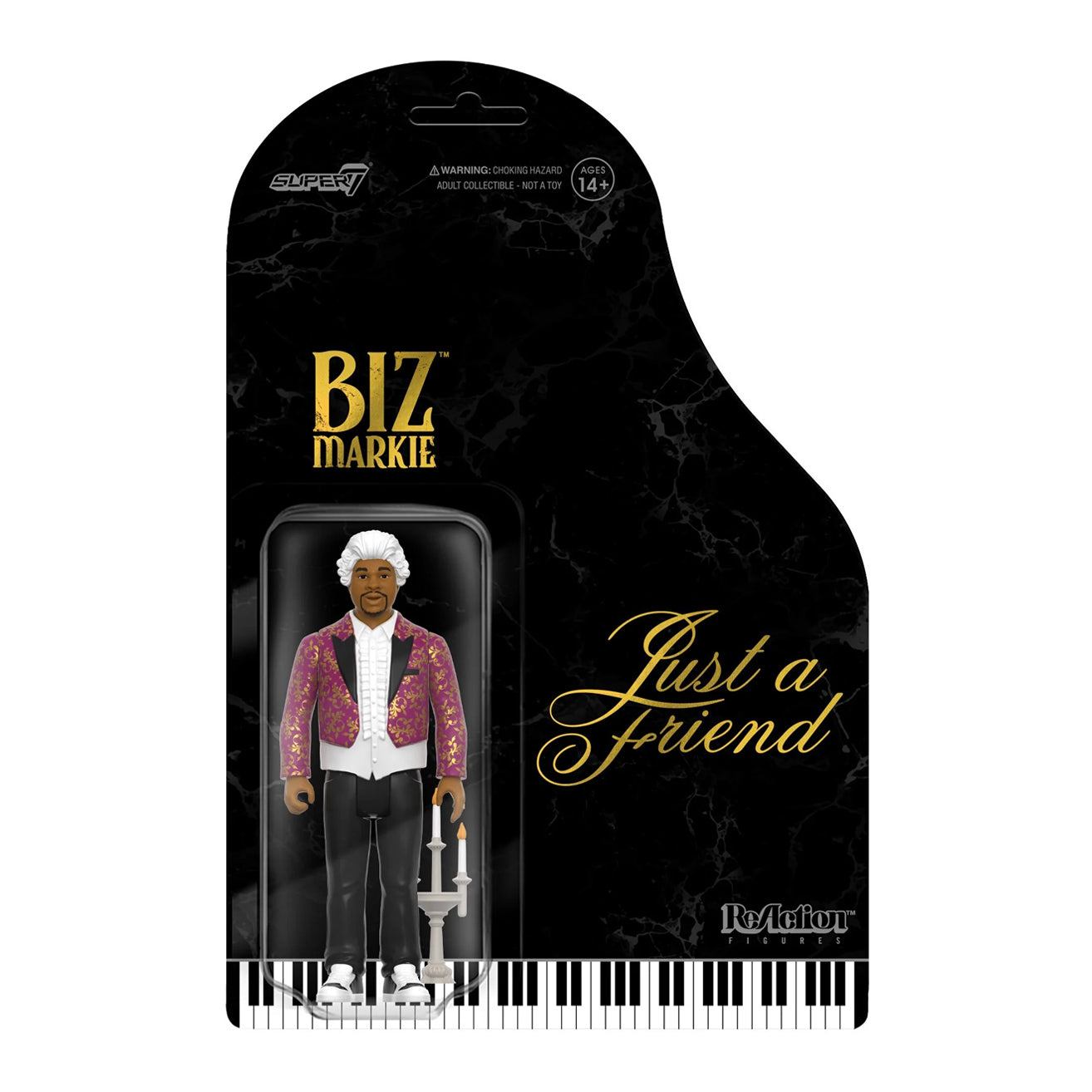 Super7 / 3.75" Biz Markie - Just a friend ReAction figure