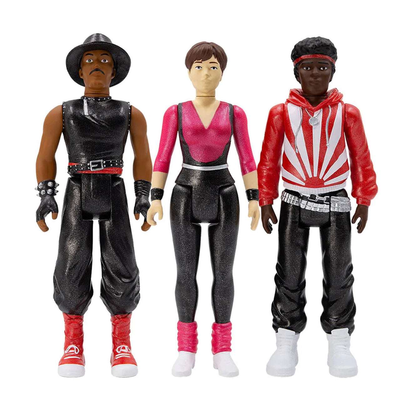 Super7 / 3.75" Breakin - Ozone, Turbo & Special K Metallic ReAction Figure set