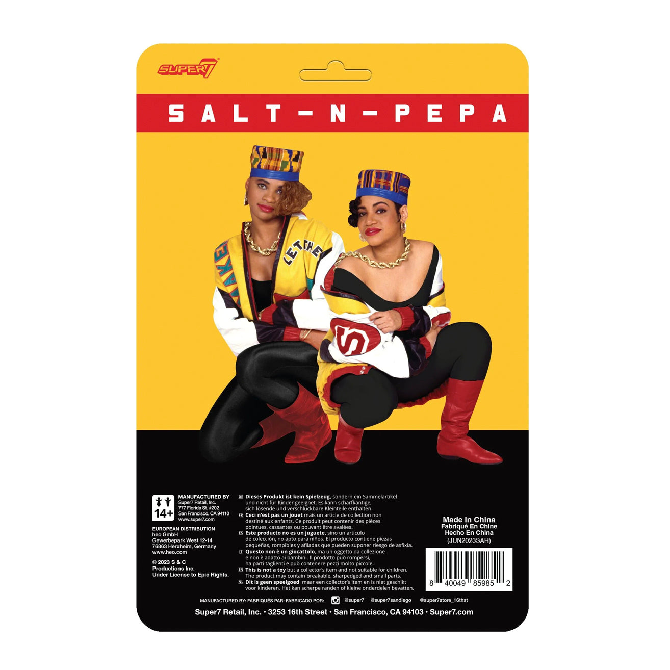 Super7 /  3.75" Salt-N-Pepa ReAction Figure Set