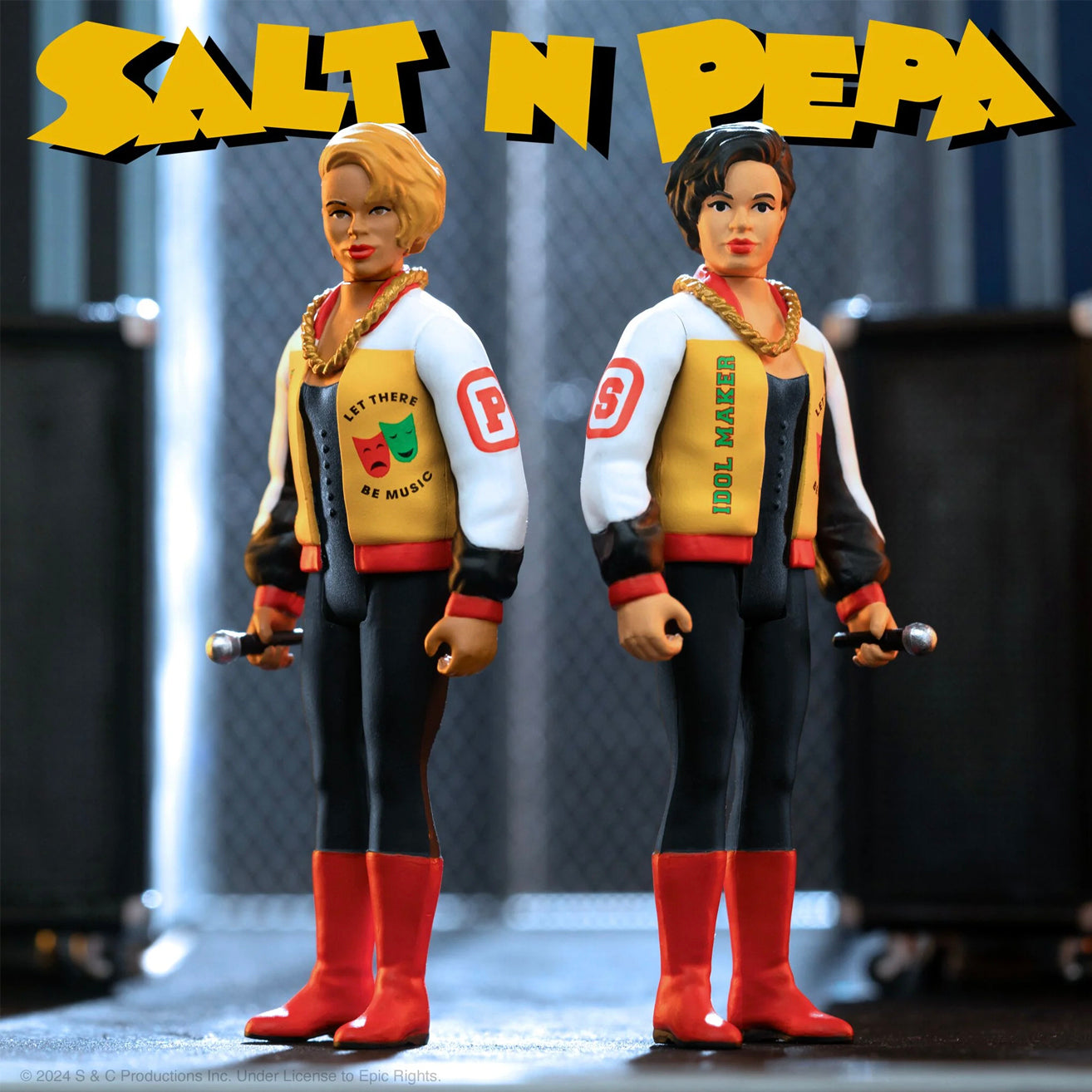 Super7 /  3.75" Salt-N-Pepa ReAction Figure Set