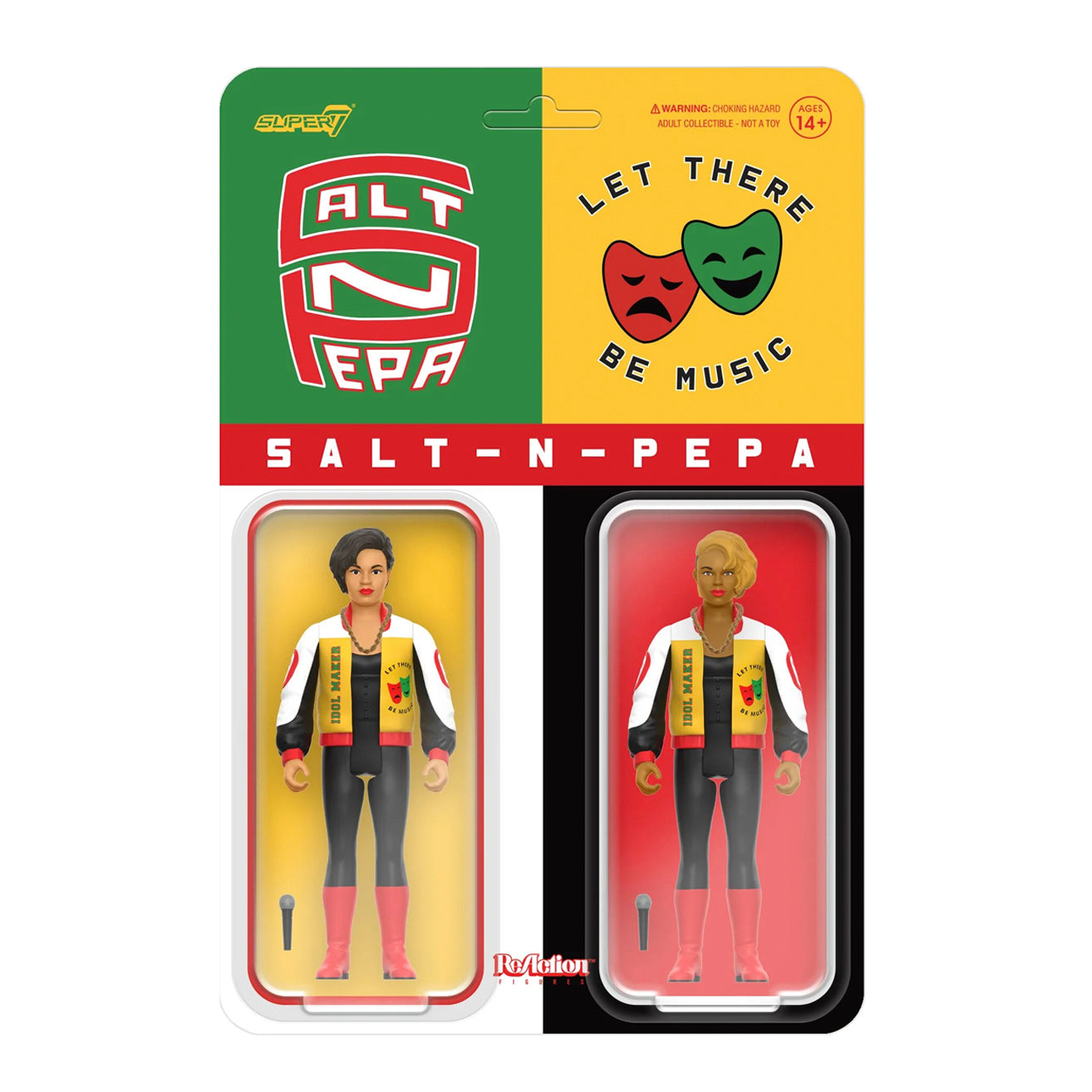 Super7 /  3.75" Salt-N-Pepa ReAction Figure Set