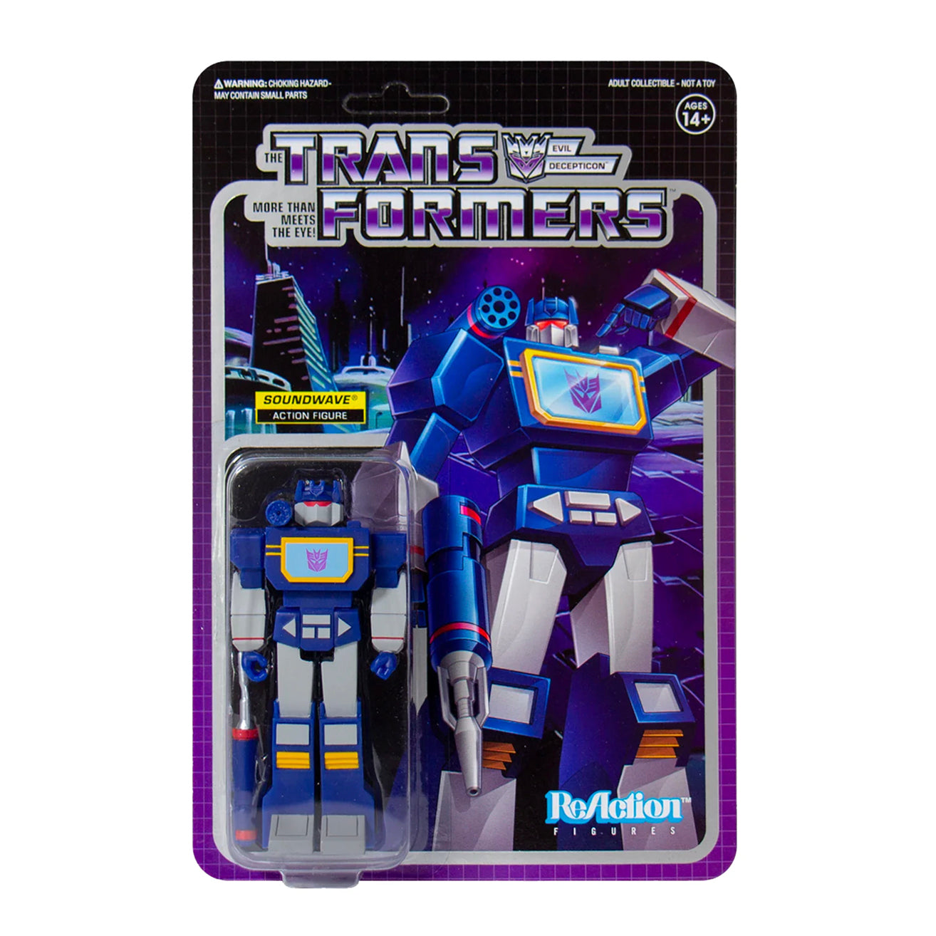 Super7 / 3.75" Transformers - Soundwave ReAction Figure