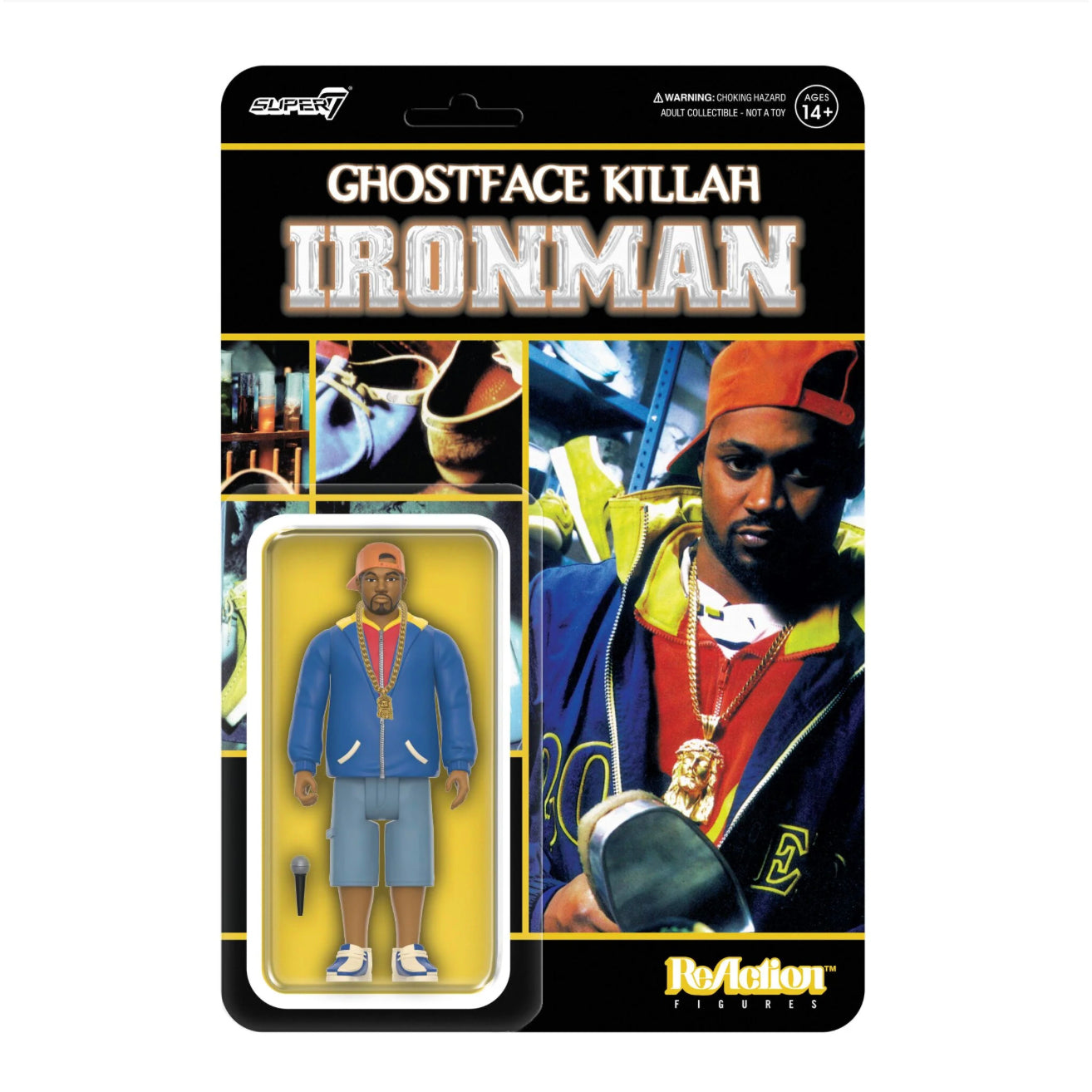 Super7 / 3.75" Ghostface Killah - Ironman ReAction Figure