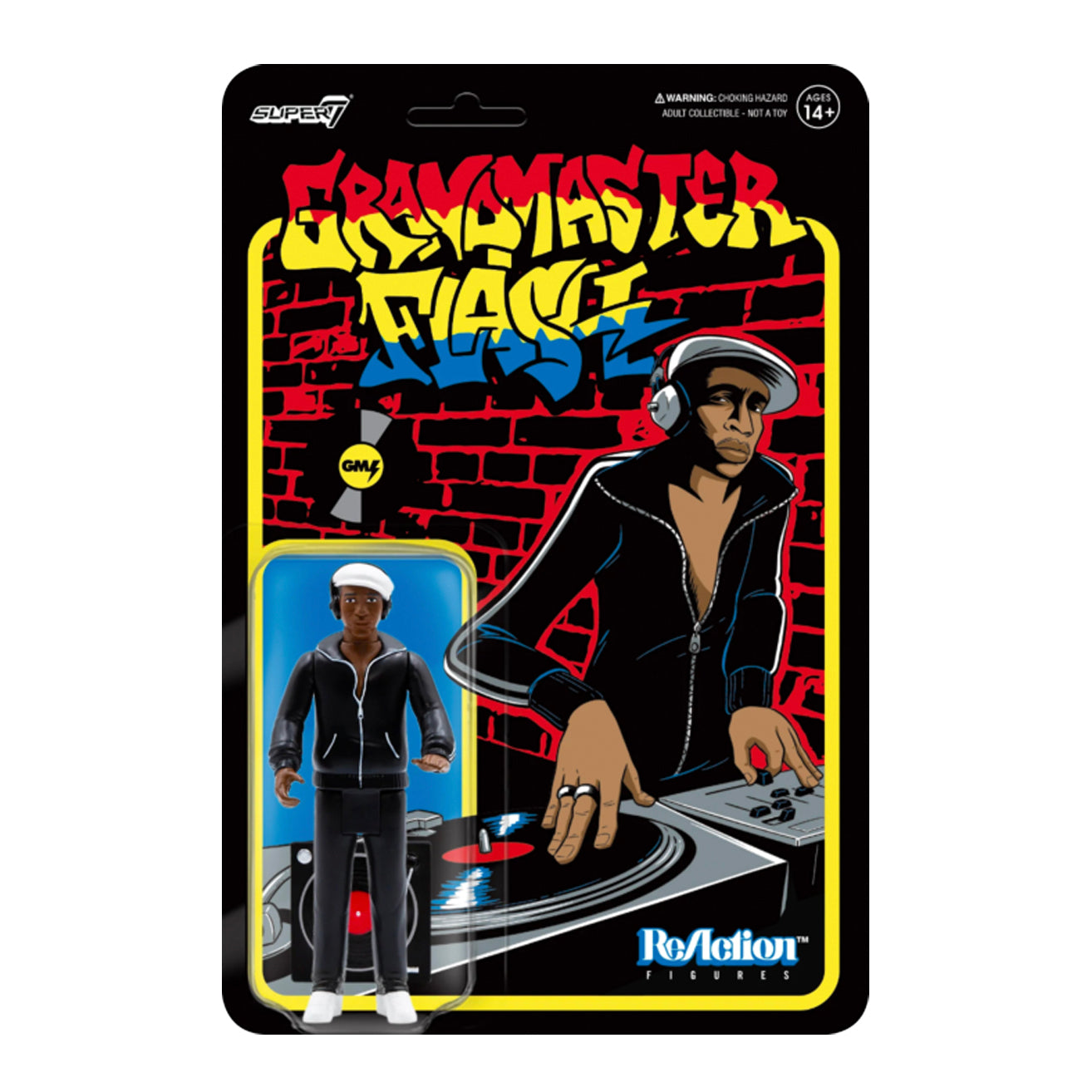 Super7 / 3.75" Grandmaster Flash ReAction Figure