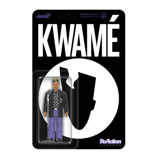Super7 / 3.75" Kwame - Black & White Polka Dot ReAction Figure