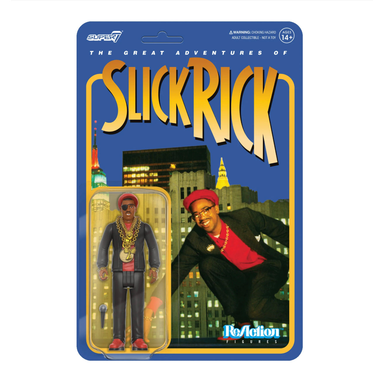 Super7 / 3.75" The Great Adventures Of Slick Rick ReAction Figure