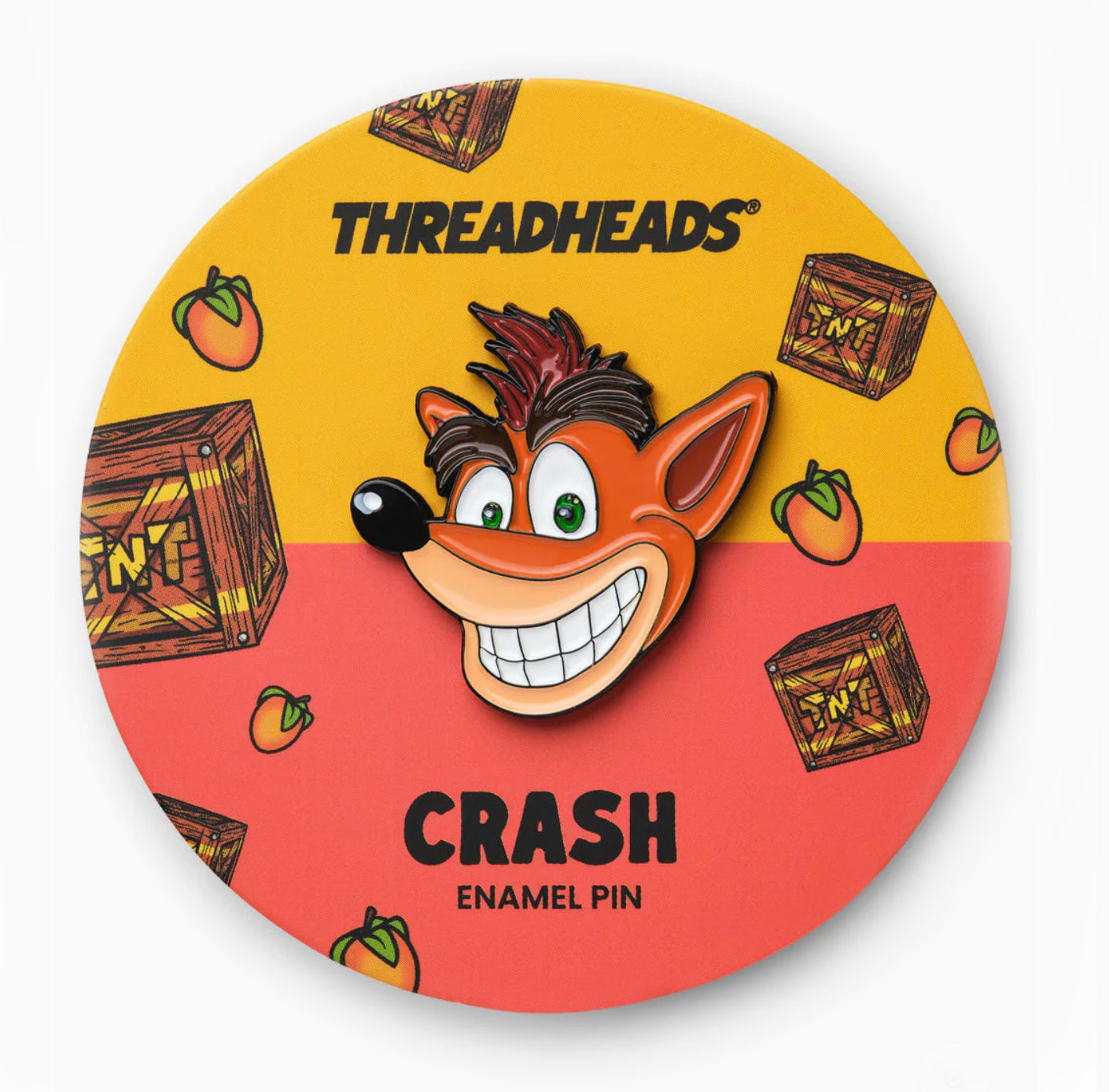 Threadheads / Crash Enamel Pin