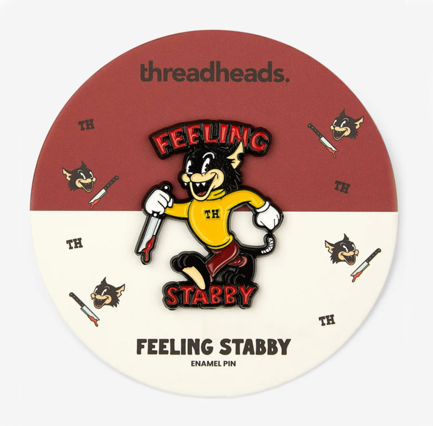 Threadheads / Feeling Stabby Enamel Pin