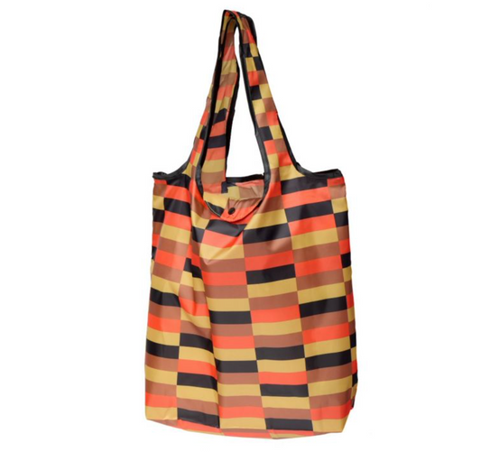 London Underground / District Moquette Print folding bag