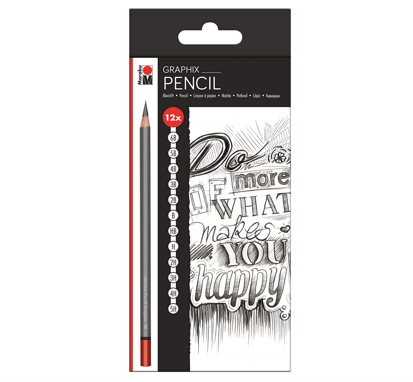 Marabu / Graphix Pencil 12 grades Set