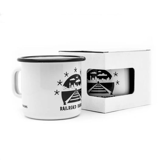 Montana / Rail Runner Enamel Mug