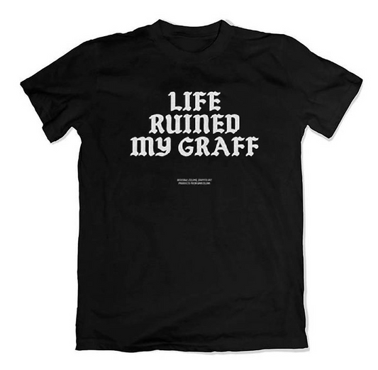 MTN / Life Ruined My Graff black t-shirt