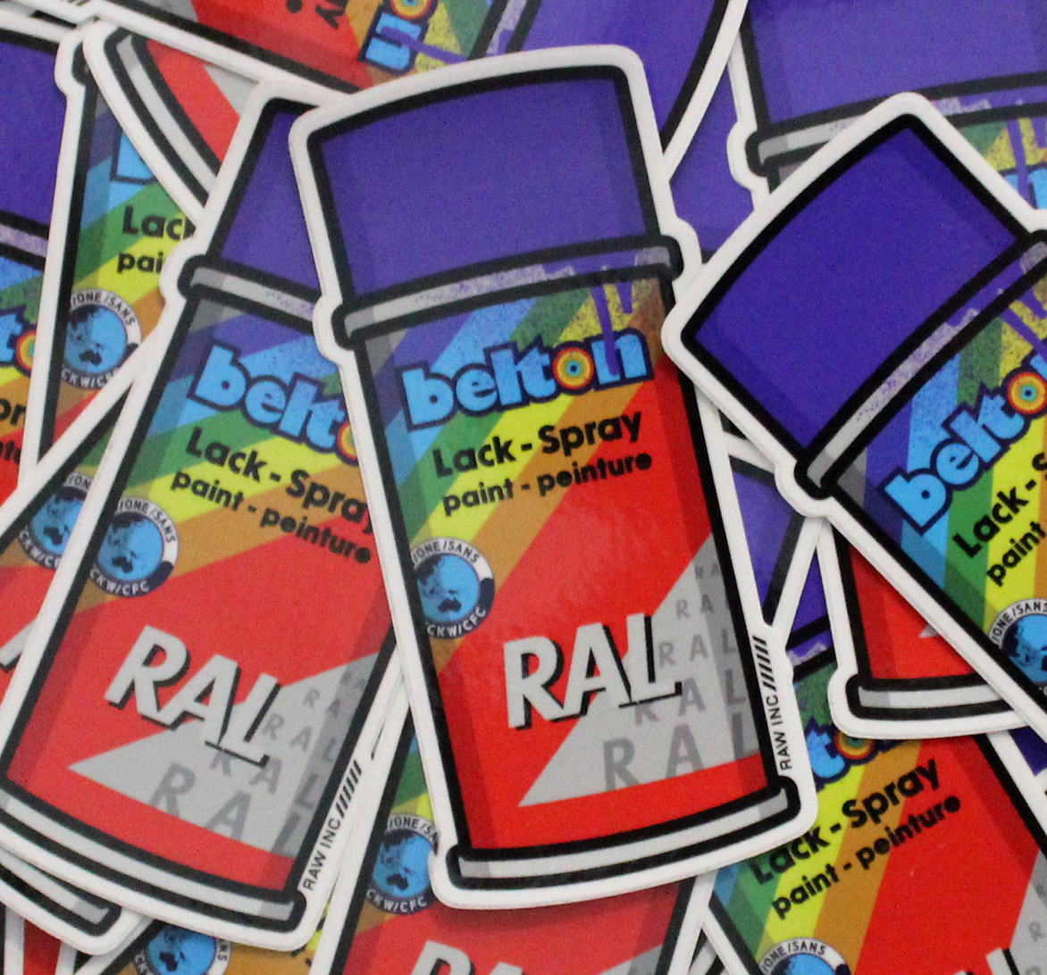 Raw Inc / Classic RAL can sticker