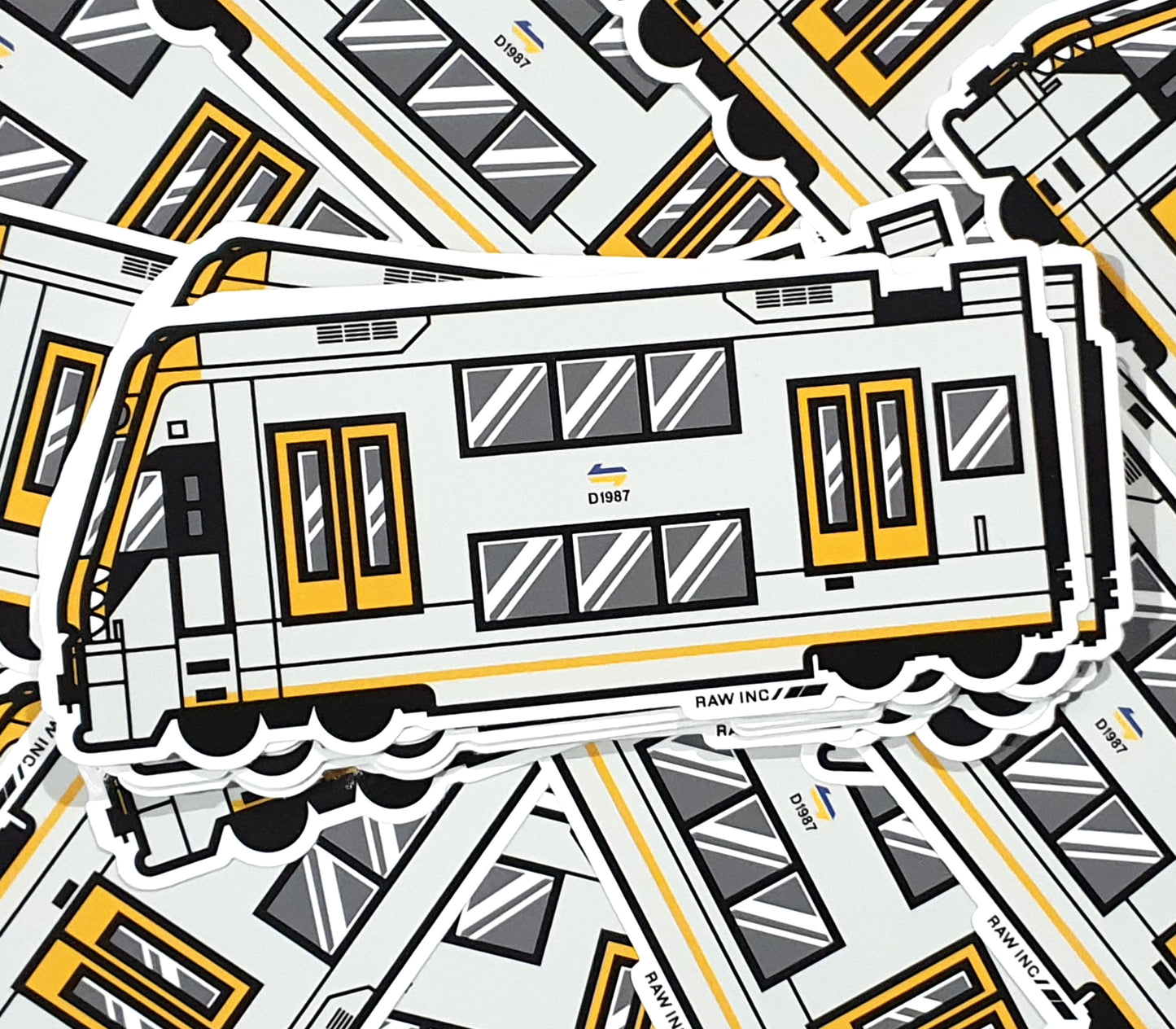 Raw Inc / Australian NSW Waratah train sticker